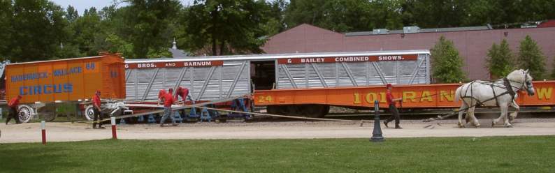 Train Loading using Percheron Horses