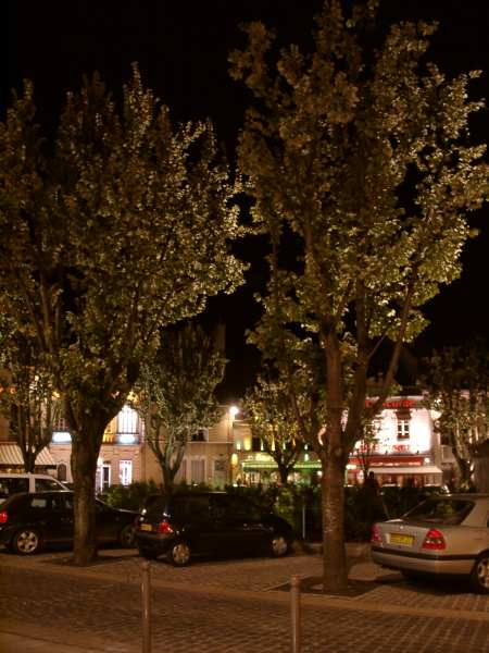 Beaune at night