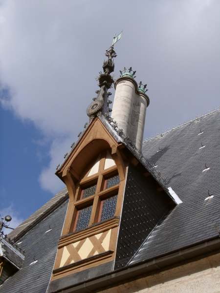 Hospice Dormer and Chimneys