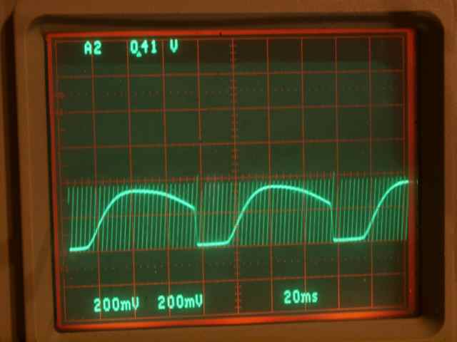 mechanical TV waveform - disk advanced 