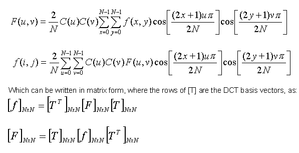 Discrete Cosine Transform
